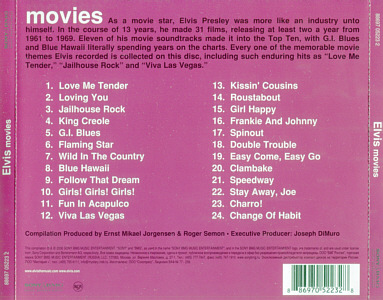 Elvis movies - Russia 2007 - Sony/BMG 88697052232 - Elvis Presley CD