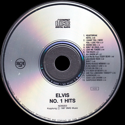Elvis No. 1 Hits - Germany 1994 - BMG ND 90203