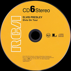Elvis On Tour - Sony Legacy 19658720022 - USA 2023 - Elvis Presley CD