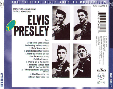 ELVIS PRESLEY The Original Elvis Presley Collection Vol. 1 - EU 1999 - BMG 74321 90602 2 - Elvis Presley CD