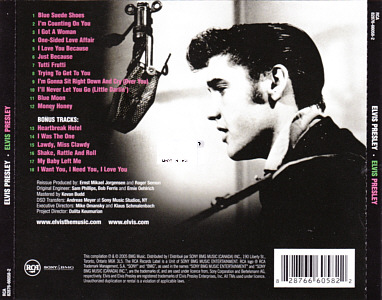 ELVIS PRESLEY (remastered and bonus) - Sony Music 82876-66058-2 - Canada 2011 - Elvis Presley CD