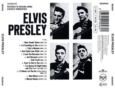 ELVIS PRESLEY - Germany 1998 - BMG ND 89046