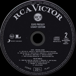 ELVIS PRESLEY - Legacy Edition - Australia 2011 - Sony Legacy 88697 96134 2 - Elvis Presley CD