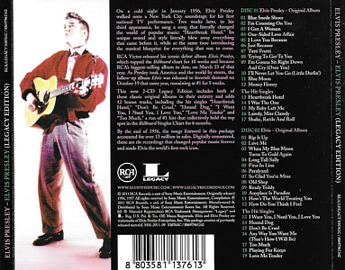 ELVIS PRESLEY - Legacy Edition - South Korea 2011 - Sony Legacy 88697 96183 2 - Elvis Presley CD