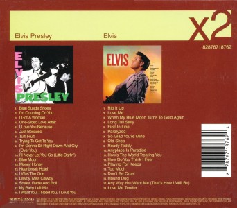 Elvis Presley x2 - Elvis Presley / Elvis - Sony BMG 82876718762 - New Zealand 2005
