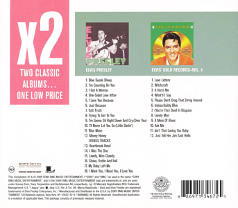 Elvis Presley x2 - (Elvis Presley / Elvis' Gold Records - Vol. 4) - USA 2008 - Elvis Presley CD