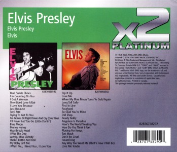 Elvis Presley x2 Platinum - Elvis Presley / Elvis - Sony BMG 82876738292 - Canada 2006