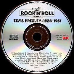 Elvis Presley: 1954-1961 - Time-Life Music 2RNR-06 TCD-106 - USA 1988