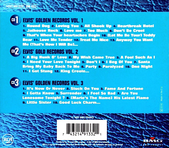 Elvis Presley 3 CD - France 1997 - BMG 74321491332