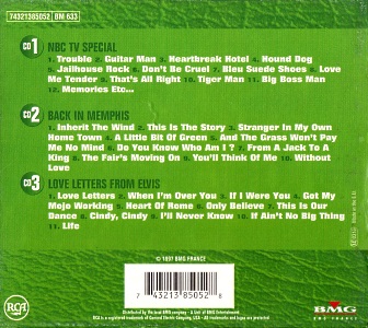 Elvis Presley 3 CD - France 1997 - BMG 74321385052