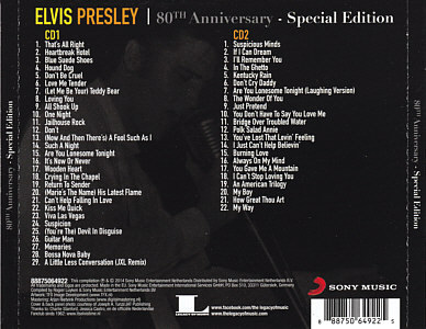 Elvis Presley 80th Anniversary Special Edition - Netherlands 2015 - Elvis Presley CD