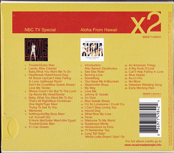 Elvis Presley X2 (Aloha from Hawaii / NBC Special) - EU 2007 - Sony/BMG 88697149842 - Elvis Presley CD