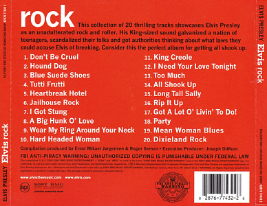 Elvis Rock - USA 2009 - Sony Music 8287 677432-2 - Elvis Presley CD