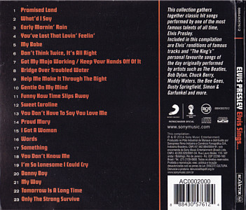 Elvis Sings...-  Brazil 2014 - Sony 88843057612 - Elvis Presley CD