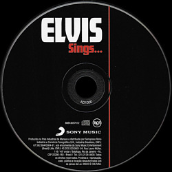 Elvis Sings...-  Brazil 2015 - Sony 88843057612 - Elvis Presley CD