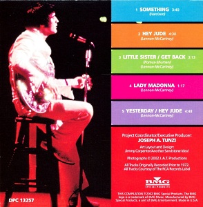 Elvis Sings Beatles' Songs - USA 2002 - BMG DPC 13257