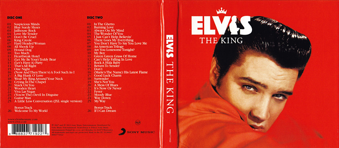 Elvis The King - EU 2013 - Sony Music 8883771922