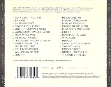 Elvis | Ultimate Gospel - Thailand 2004 - BMG 82876 57868 2