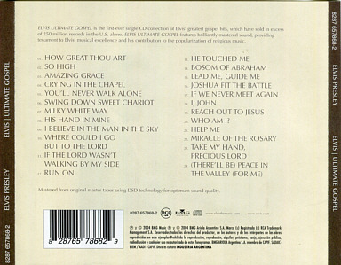 Elvis | Ultimate Gospel - BMG 88697052362 2 - Argentina 2004 - Elvis Presley CD