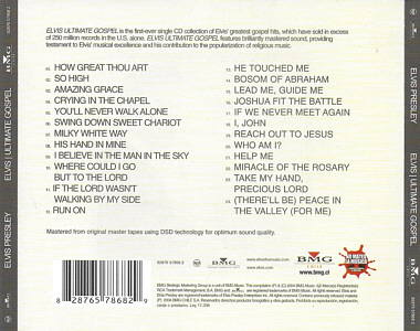 Elvis | Ultimate Gospel - Chile 2004 - BMG 82876 57868 2 - Elvis Presley CD