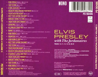 Hits Like Never Before (Essential Elvis, Vol. 3) - Australia 1991 - BMG PD 90486