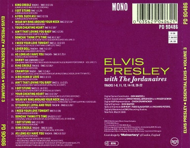 Hits Like Never Before - Essential Elvis, Vol. 3 - Germany 1999 - BMG PD 90486