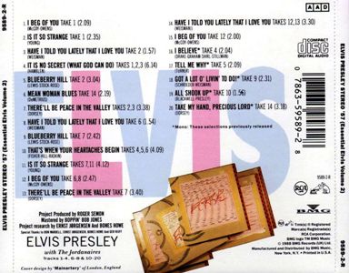 Stereo '57 (Essential Elvis, Vol. 2) - USA 1989 - BMG 9589-2-R