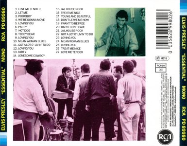 Essential Elvis - Australia 1991 - BMG PD 89980 - Elvis Presley CD
