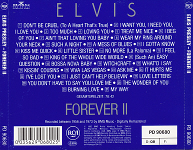 Forever II - Germany 1994 - BMG PD 90680 - Elvis Presley CD