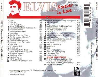 Forever In Love - Portugal 1999 - BMG 74321 49484 2