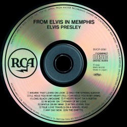 From Elvis In Memphis - Japan 1992 - BMG BVCP 2061
