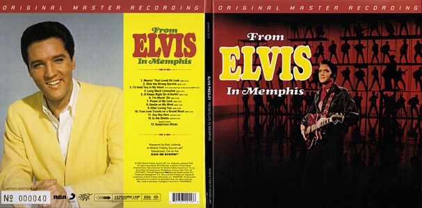 From Elvis In Memphis - USA 2023 - Sony Music 19439948632 / MFSL UDSACD 2215 - - Elvis Presley CD