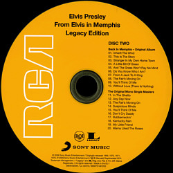 From Elvis In Memphis - 40th Anniversary Legacy Edition - Taiwan 2009 - Sony 88697 51497-2