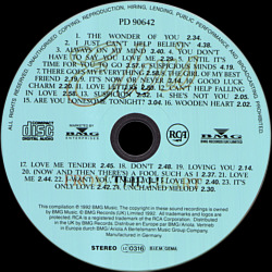 From The Heart - Germany 1994 - BMG PD 90642 - Elvis Presley CD