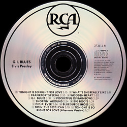 G.I. Blues - Canada 1990 - BMG 3735-2-R - Elvis Presley CD
