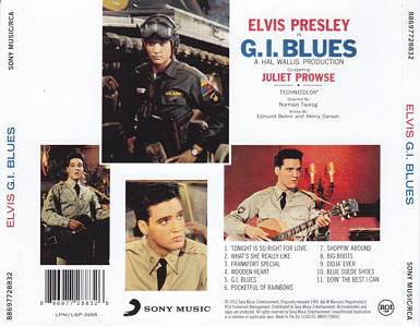 G.I. Blues - EU 2020 - Sony 88697728832 - Elvis Presley CD
