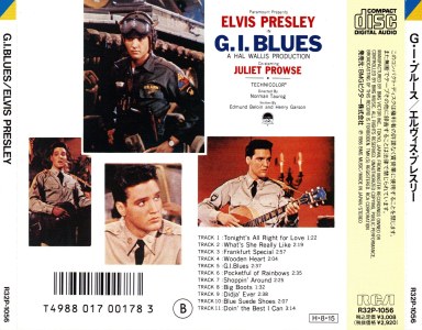 G.I. Blues - Japan 1989 - RCA R32P-1056