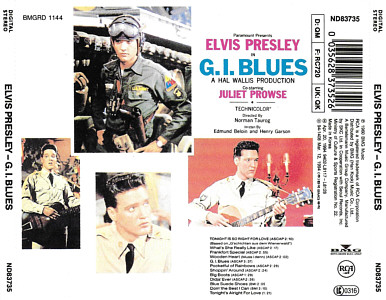G.I. Blues - BMG ND 83735 / BMGRD 1144 - South Korea 1994 - Elvis Presley CD