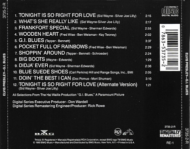 G.I. Blues - USA 1996 - BMG 3735-2-R - Elvis Presley CD