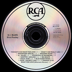 G.I. Blues (Columbia Record Club) - USA 1999 - BMG BG2 03735 - Elvis Presley CD