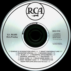 G.I. Blues (Columbia Record Club) - Canada 1999 - BMG BG2 3735 - Elvis Presley CD