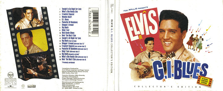 G.I. Blues (Collector's Edition) - USA 1997 - BMG 07863 67460 2- Elvis Presley CD
