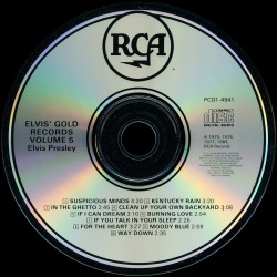 Elvis' Gold Records, Volume 5 - Canada 1992 - PCD1-4941