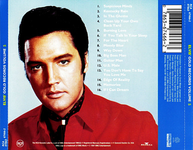 Elvis' Gold Records Volume 5 (remastered + bonus) - USA 1999 - BMG 07863 67466 2