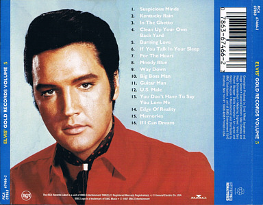 Elvis' Gold Records Volume 5 (remastered and bonus) - USA 1997 - BMG 07863 67466 2 - Elvis Presley CD