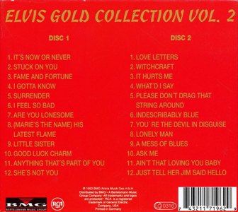 Elvis Gold Collection Vol. 2 - Austria (Germany) 1993 - BMG 74321 7196 2