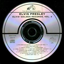 Elvis' Golden Records, Vol. 3 USA 1994 - BMG 2765-2-R