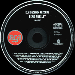 Elvis' Golden Records - Australia 1991 - BMG ND 81707