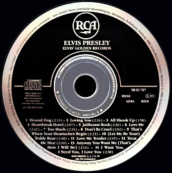 Elvis' Golden Records - France 1995 - BMG ND 81707