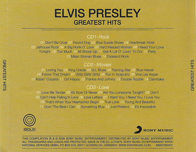 Gold - Greatest Hits (Tin Box) - Sony Music 8697282972 - EU 2019 - Elvis Presley CD